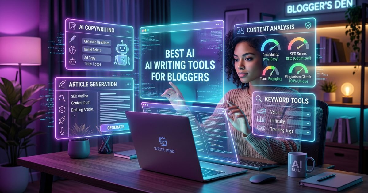 Best AI Writing Tools for Bloggers in 2026 (Free & Paid)