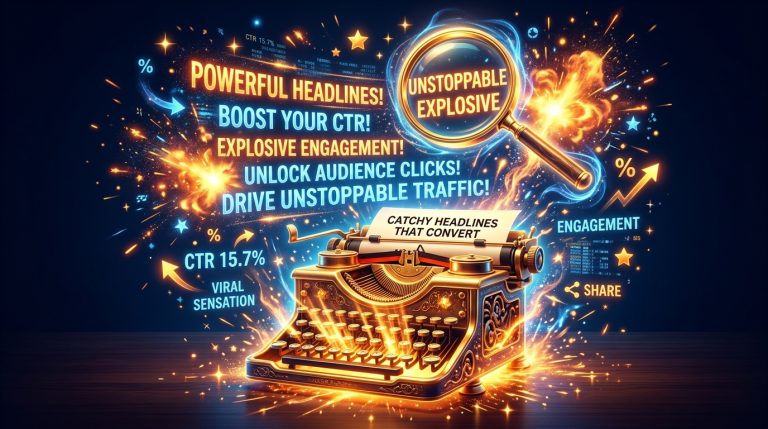 How to Write Catchy Headlines That Drive 500% More Clicks (With 25 Proven Templates)